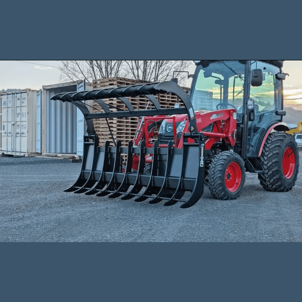 ANBO Grapple Rake 75 For Skid Steers and Tractors - ANBO Manufacturing - Beacon Attachments