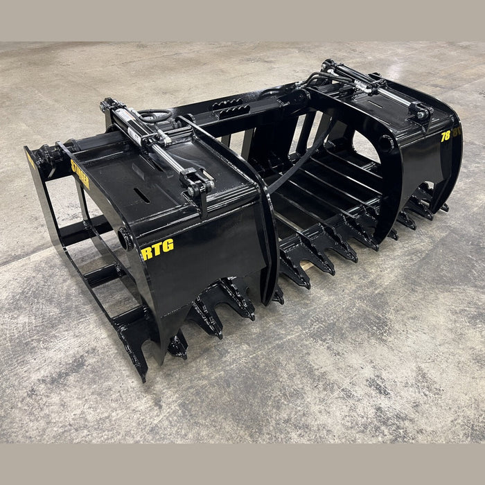 Stinger Attachments Heavy Duty Grapple Bucket (RTG - XD) For Skid Steers - Stinger Attachments - Beacon Attachments