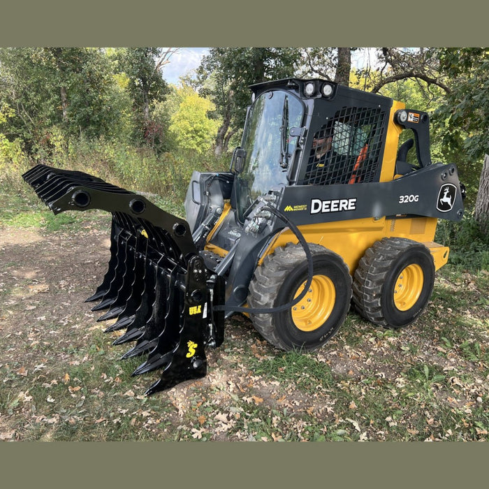 Stinger Attachments Skid Steer CG Clam Grapple (CG) - Stinger Attachments - Beacon Attachments