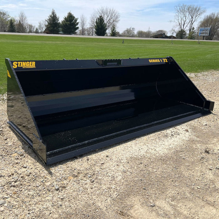 Stinger Attachments Skid Steer Material Bucket – Series 1 - Stinger Attachments - Beacon Attachments