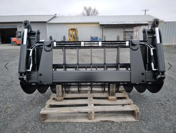 ANBO Grapple Rake 75 High Capacity For Skid Steers and Tractors