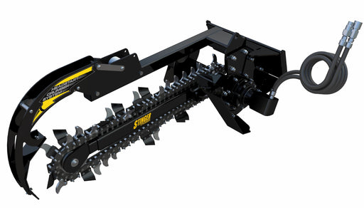 Stinger Attachments Mini Bigfoot Trencher (BFMINI) For Mini Skid Steers - Beacon Attachments