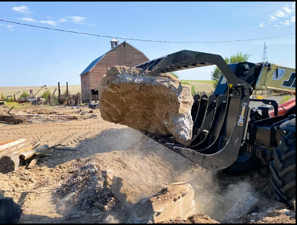 ANBO Grapple Rake 200 High Capacity For Skid Steers and Tractors