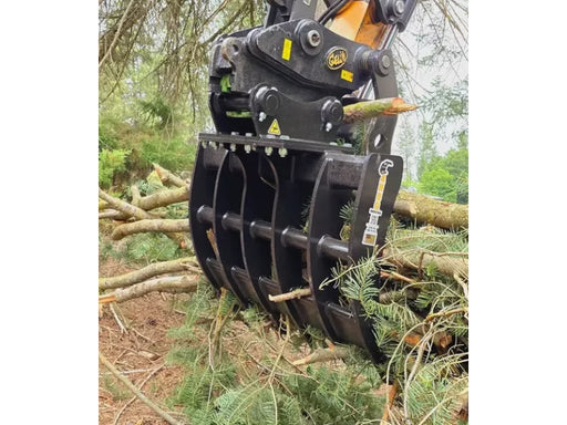 ANBO Excavator Rake Heavy-Duty Land Clearing and Material Handling Attachment - Beacon Attachments