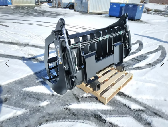ANBO Grapple Rake 160 High Capacity For Skid Steers and Tractors