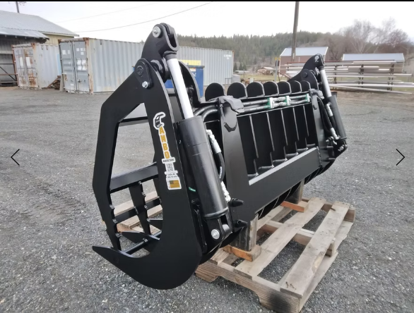 ANBO Grapple Rake 75 High Capacity For Skid Steers and Tractors