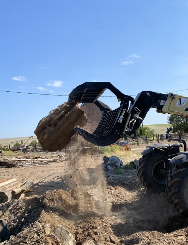 ANBO Grapple Rake 200 High Capacity For Skid Steers and Tractors