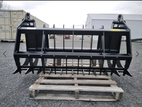 ANBO Grapple Rake 75 High Capacity For Skid Steers and Tractors
