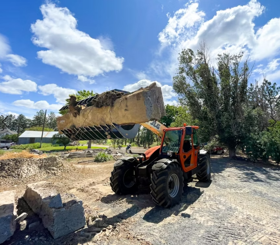 ANBO Grapple Rake 200 High Capacity For Skid Steers and Tractors