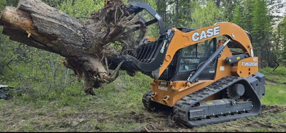 ANBO Grapple Rake 120 High Capacity For Skid Steers and Tractors