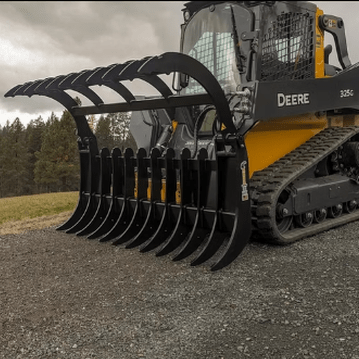 ANBO Grapple Rake 120 For Skid Steers and Tractors - ANBO Manufacturing - Beacon Attachments