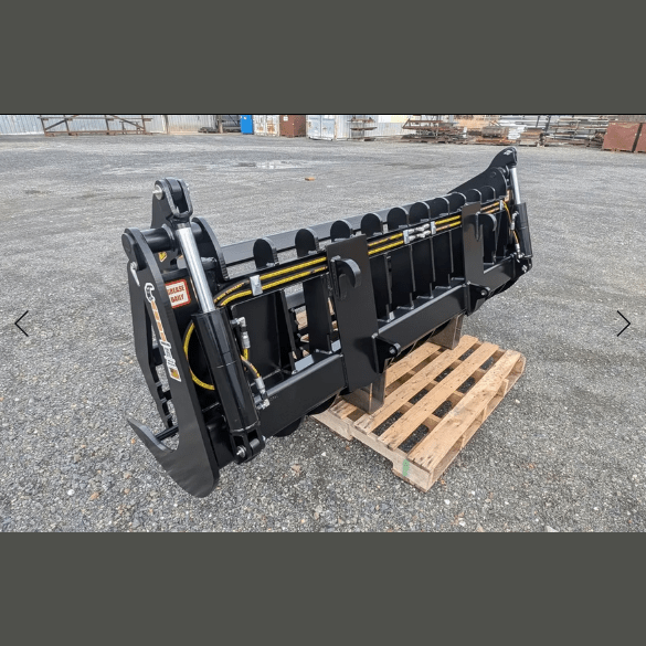 ANBO Grapple Rake 120 High Capacity For Skid Steers and Tractors - ANBO Manufacturing - Beacon Attachments
