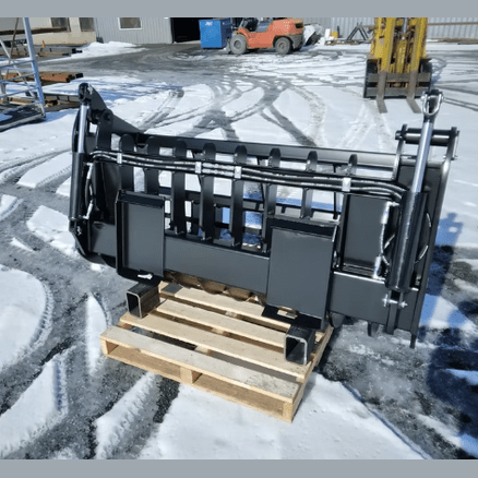 ANBO Grapple Rake 160 High Capacity For Skid Steers and Tractors - ANBO Manufacturing - Beacon Attachments