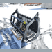 ANBO Grapple Rake 160 High Capacity For Skid Steers and Tractors - ANBO Manufacturing - Beacon Attachments