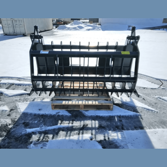 ANBO Grapple Rake 160 High Capacity For Skid Steers and Tractors - ANBO Manufacturing - Beacon Attachments