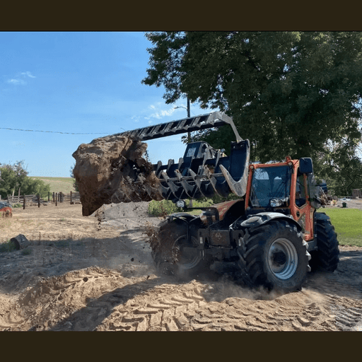 ANBO Grapple Rake 180 High Capacity For Skid Steers and Tractors - ANBO Manufacturing - Beacon Attachments