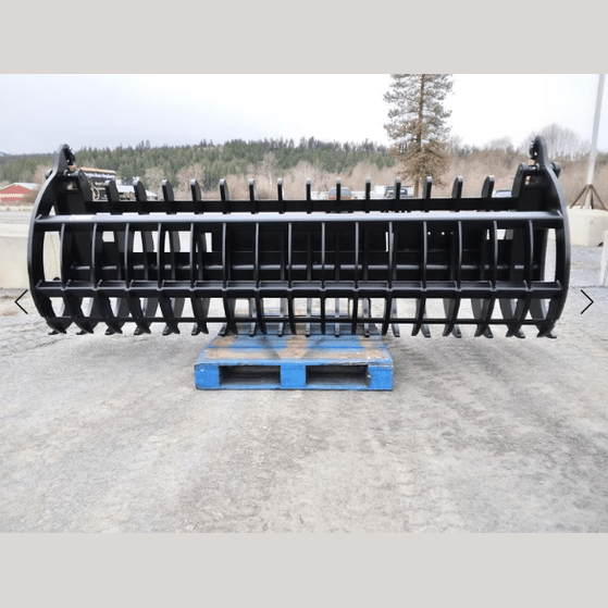 ANBO Grapple Rake 200 For Skid Steers and Tractors - ANBO Manufacturing - Beacon Attachments