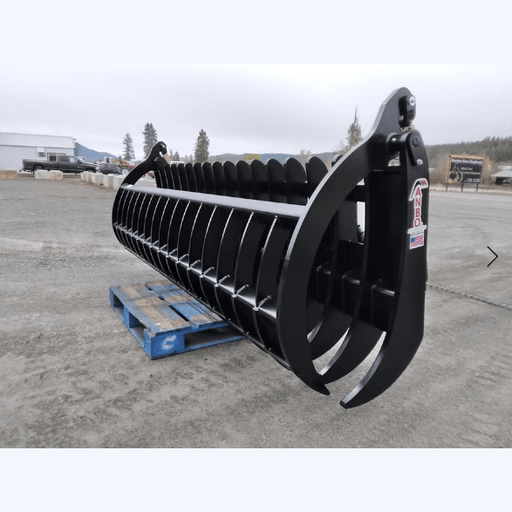 ANBO Grapple Rake 200 For Skid Steers and Tractors - ANBO Manufacturing - Beacon Attachments
