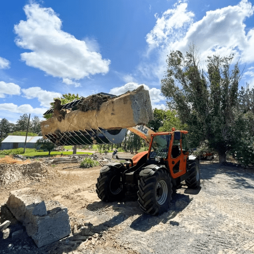 ANBO Grapple Rake 200 High Capacity For Skid Steers and Tractors - ANBO Manufacturing - Beacon Attachments