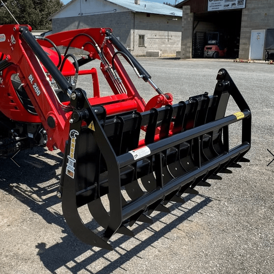 ANBO Grapple Rake 30 For Skid Steers and Tractors - ANBO Manufacturing - Beacon Attachments