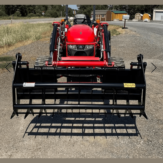 ANBO Grapple Rake 30 For Skid Steers and Tractors - ANBO Manufacturing - Beacon Attachments