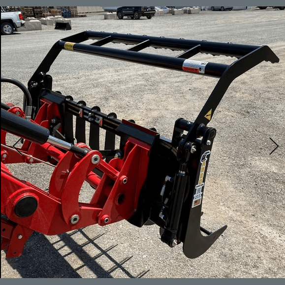 ANBO Grapple Rake 30 For Skid Steers and Tractors - ANBO Manufacturing - Beacon Attachments