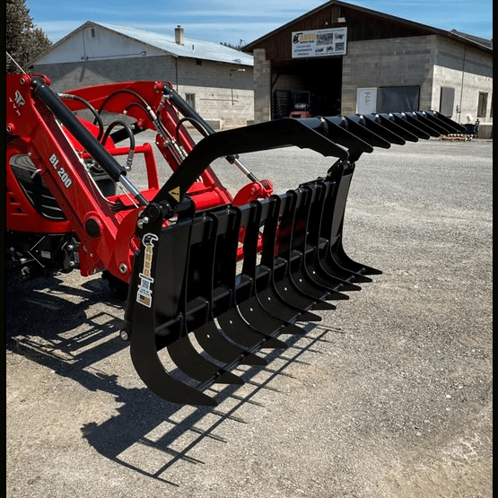 ANBO Grapple Rake 30 For Skid Steers and Tractors - ANBO Manufacturing - Beacon Attachments