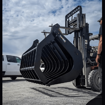 ANBO Grapple Rake 300 For Skid Steers and Tractors - ANBO Manufacturing - Beacon Attachments