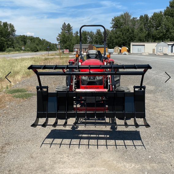 ANBO Grapple Rake 45 For Skid Steers and Tractors - ANBO Manufacturing - Beacon Attachments