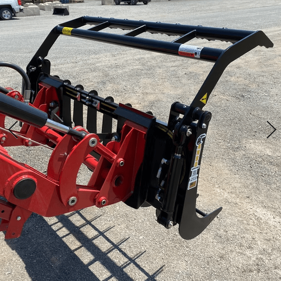 ANBO Grapple Rake 45 For Skid Steers and Tractors - ANBO Manufacturing - Beacon Attachments