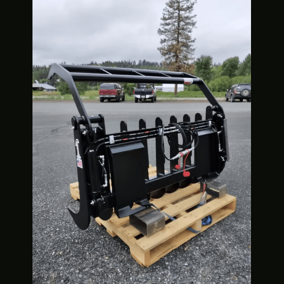 ANBO Grapple Rake 60 For Skid Steers and Tractors - ANBO Manufacturing - Beacon Attachments