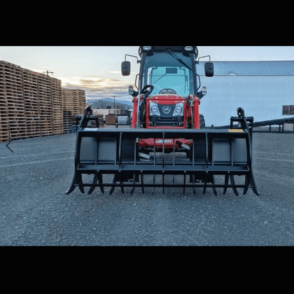 ANBO Grapple Rake 75 For Skid Steers and Tractors - ANBO Manufacturing - Beacon Attachments