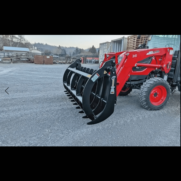 ANBO Grapple Rake 75 For Skid Steers and Tractors - ANBO Manufacturing - Beacon Attachments