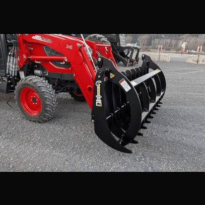 ANBO Grapple Rake 75 For Skid Steers and Tractors - ANBO Manufacturing - Beacon Attachments