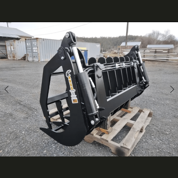 ANBO Grapple Rake 75 High Capacity For Skid Steers and Tractors - ANBO Manufacturing - Beacon Attachments