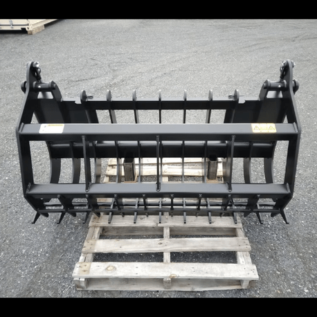 ANBO Grapple Rake 75 High Capacity For Skid Steers and Tractors - ANBO Manufacturing - Beacon Attachments
