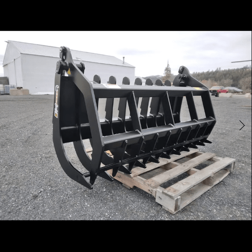 ANBO Grapple Rake 75 High Capacity For Skid Steers and Tractors - ANBO Manufacturing - Beacon Attachments