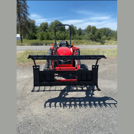 ANBO Grapple Rake Sub - Compact For Compact Tractors - ANBO Manufacturing - Beacon Attachments