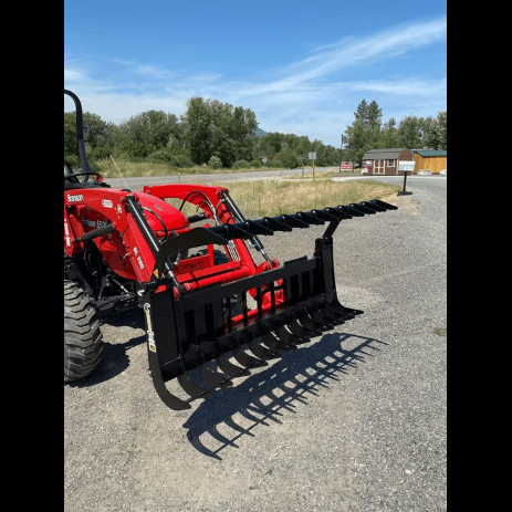 ANBO Grapple Rake Sub - Compact For Compact Tractors - ANBO Manufacturing - Beacon Attachments