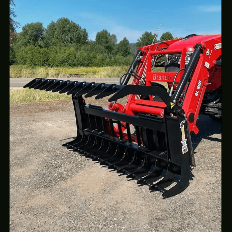 ANBO Grapple Rake Sub - Compact For Compact Tractors - ANBO Manufacturing - Beacon Attachments
