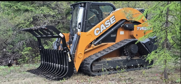 ANBO Grapple Rake 120 High Capacity For Skid Steers and Tractors