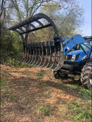 ANBO Grapple Rake 160 For Skid Steers and Tractors