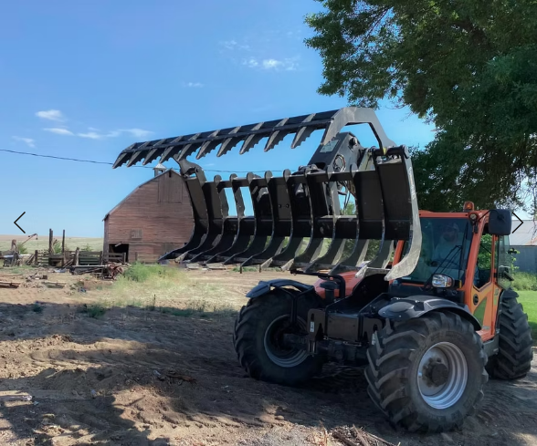 ANBO Grapple Rake 180 High Capacity For Skid Steers and Tractors