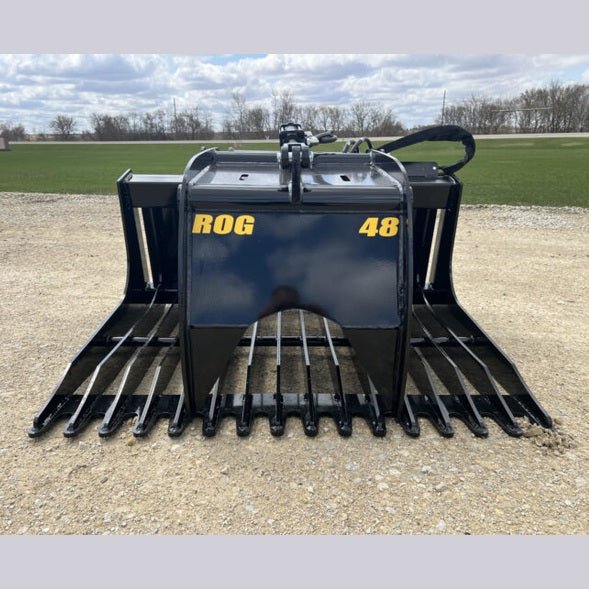 Stinger Attachments 48″ Rock Grapple Bucket (ROGSG) For Skid Steers - Stinger Attachments - Beacon Attachments