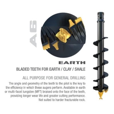 Stinger Attachments Auger Drive For Skid Steers - Stinger Attachments - Beacon Attachments