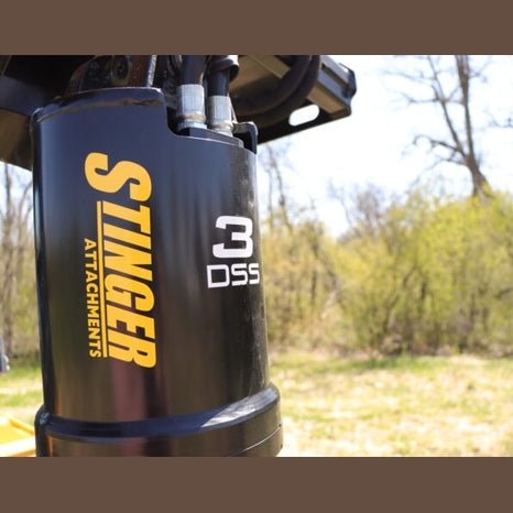 Stinger Attachments Auger Drive For Skid Steers - Stinger Attachments - Beacon Attachments