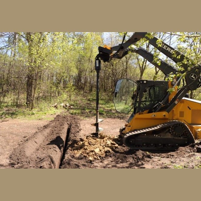 Stinger Attachments Auger Drive For Skid Steers - Stinger Attachments - Beacon Attachments