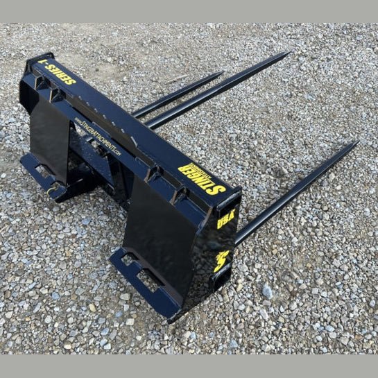 Stinger Attachments Bale Spear – Series 1 (BS1) For Skid Steers - Stinger Attachments - Beacon Attachments