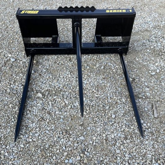 Stinger Attachments Bale Spear – Series 1 (BS1) For Skid Steers - Stinger Attachments - Beacon Attachments