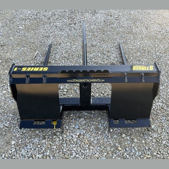 Stinger Attachments Bale Spear – Series 1 (BS1) For Skid Steers - Stinger Attachments - Beacon Attachments